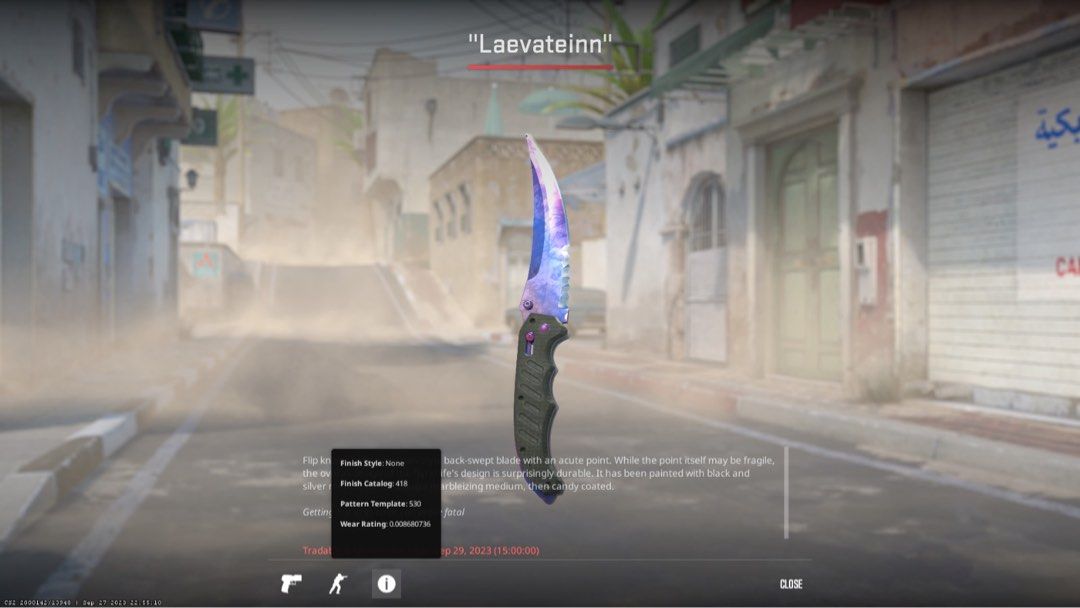 CSGO CS2 Flip Knife | Doppler Phase 1 (Factory New), Video Gaming ...