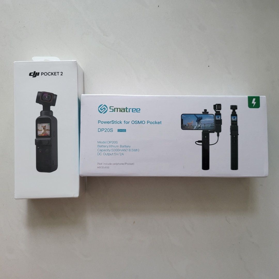 DJI Pocket 2 with freebies, Photography, Video Cameras on Carousell