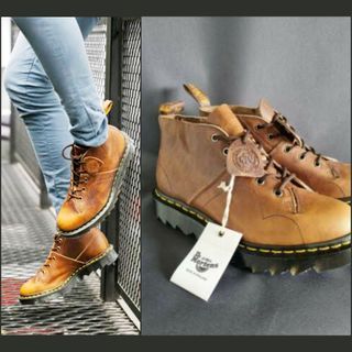 Dr Martens Church Ripple Brown Made in England UNUSED with tags