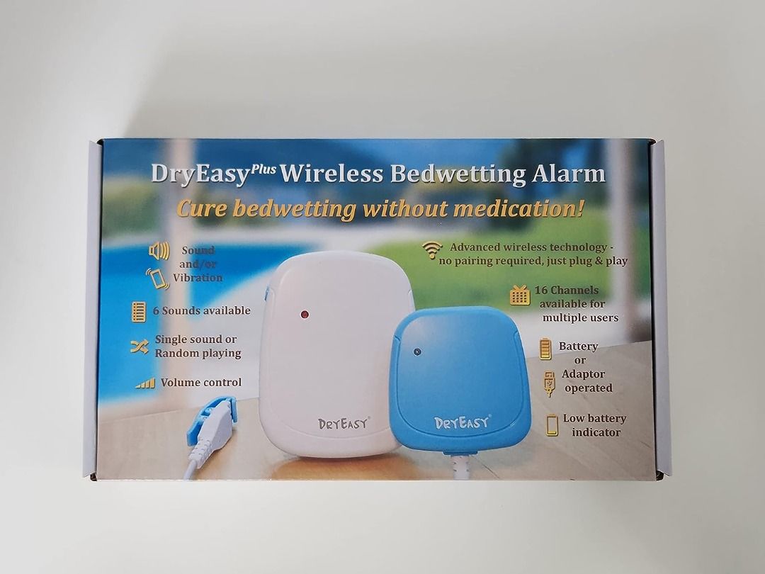 DryEasy Plus Wireless Bedwetting Alarm, Babies & Kids, Baby Nursery