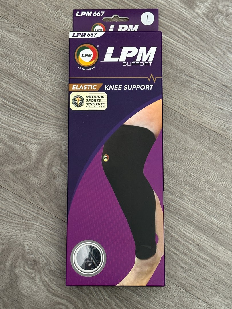 Elastic Knee Support LPM 667, Sports Equipment, Exercise & Fitness ...