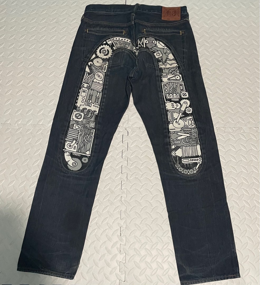 Jeans Evisu Daicock Lot 2000 W29 L34 - FR38