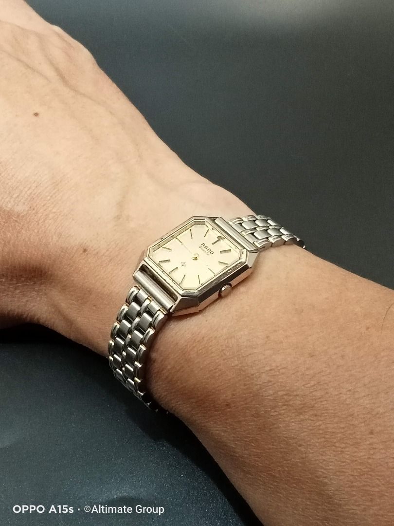 FAST DEAL Circa 1970s Rado Lady Tank K0400183 Quartz Wrist Watch OH