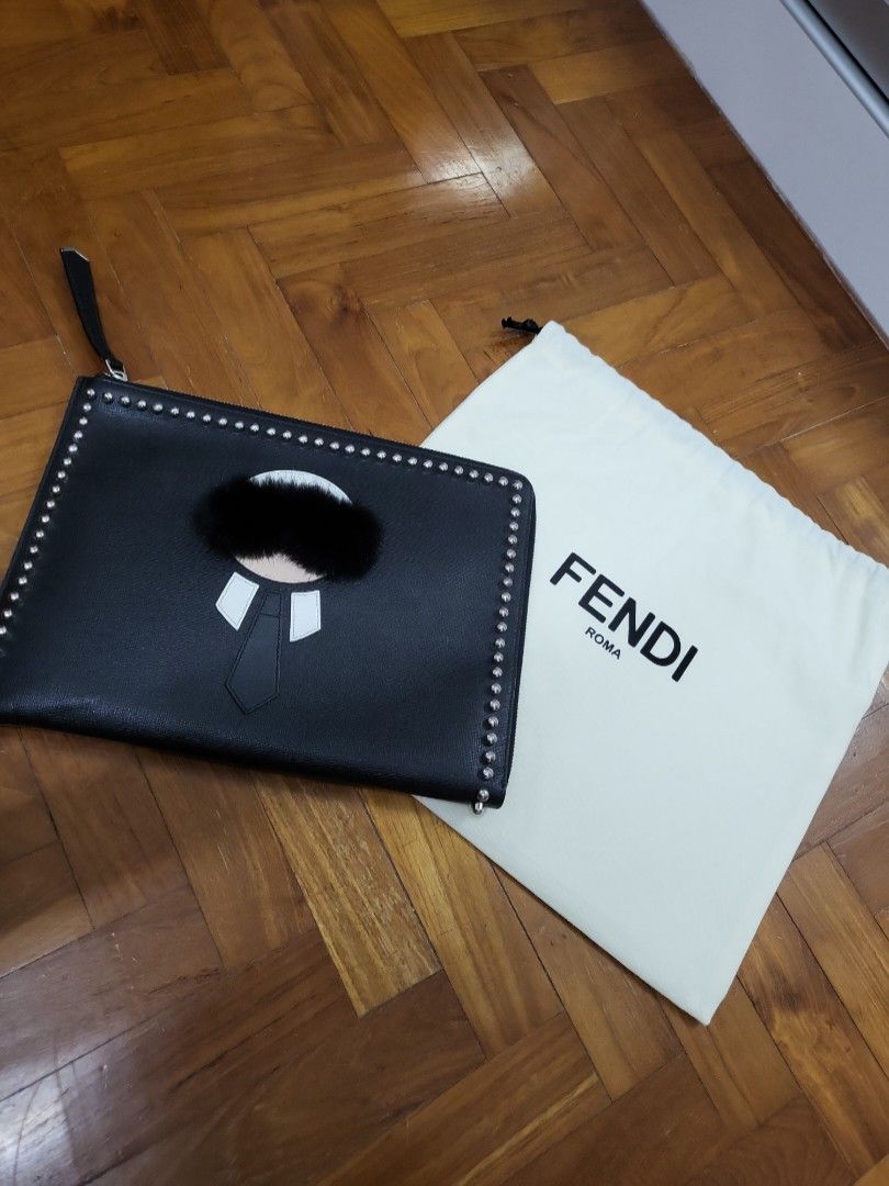 FENDI X KARL LAGERFIELD CLUTCH UNISEX