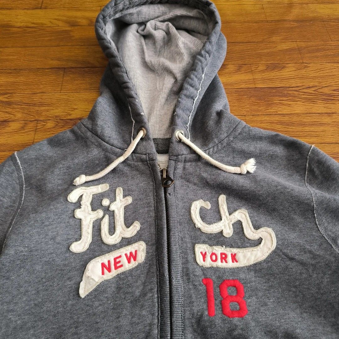 FITCH HOODIE BY CONTINUE HOMME ORIGINAL SECOND RIPPED STYLE ABERCROMBIE HOLLISTER WHO AU