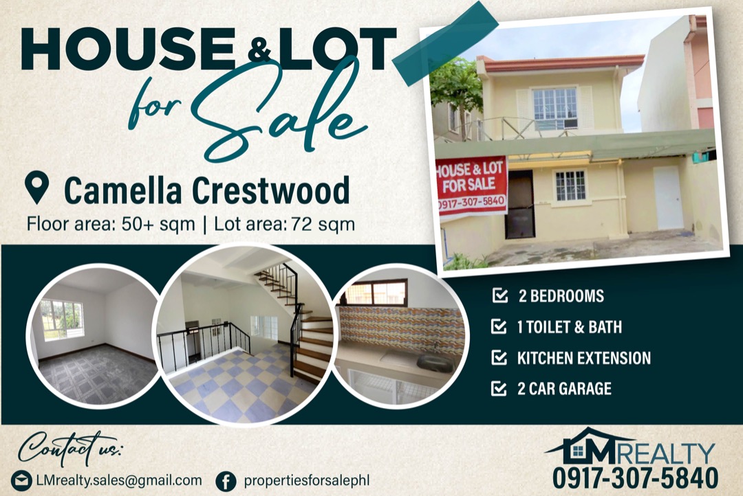 FOR SALE House and Lot in Antipolo Rizal (Near Robinsons Antipolo