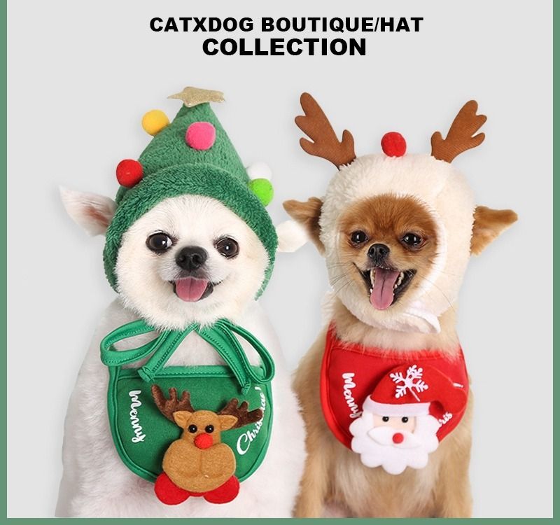 Free delivery christmas dress up Pet headgear Cute Dog Transformation  Headdress Cat Neck Ornament dog costume, Pet Supplies, Health u0026 Grooming on  Carousell