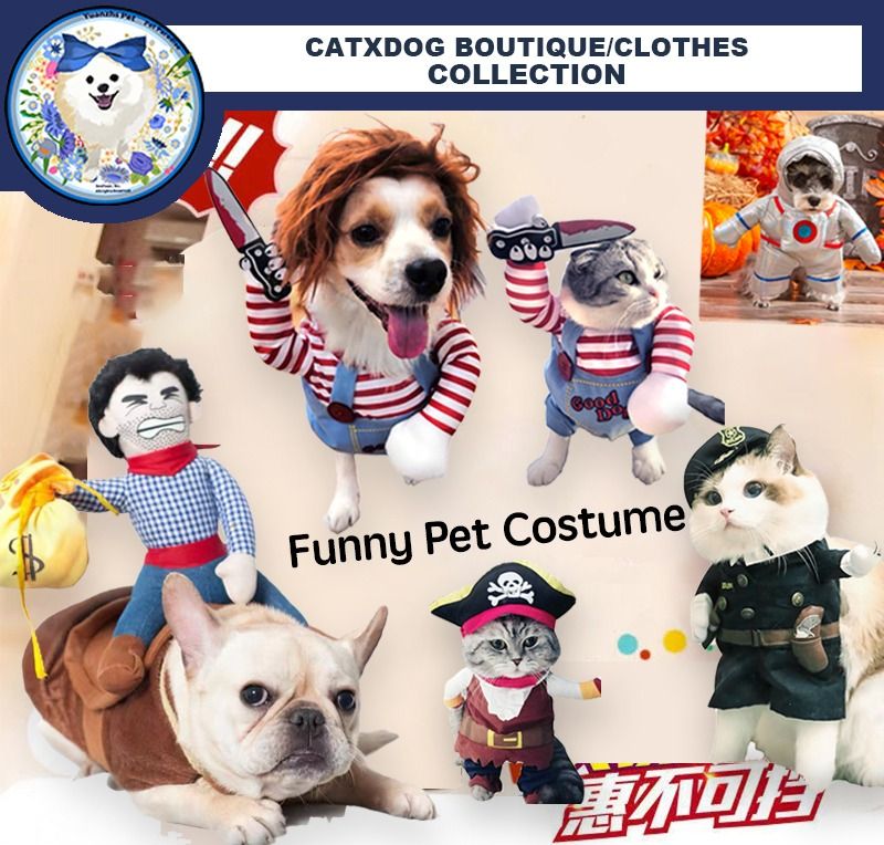 Free delivery Funny Halloween Pet Transformation Costume cat