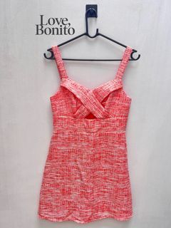 [FREE ONGKIR JABODETABEK] LOVE BONITO TWEED DRESS