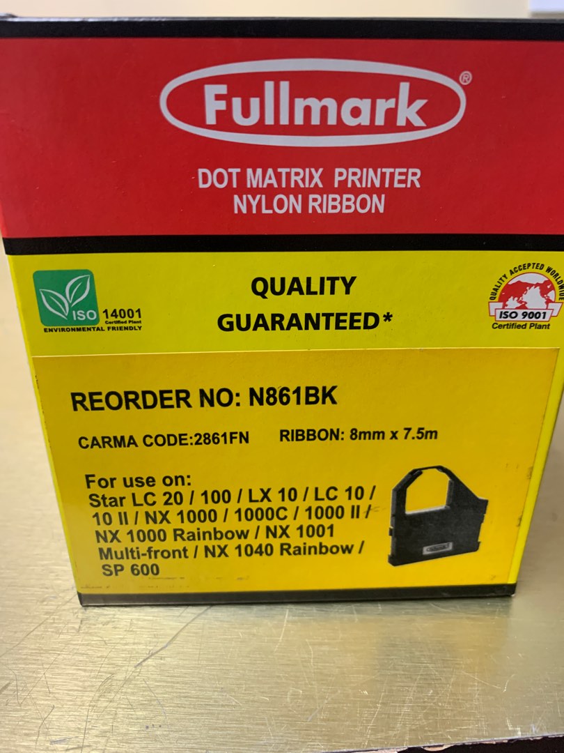 Full mark /IBM Selectric iu typewriter ribbon /Star Dot matrix printer ...