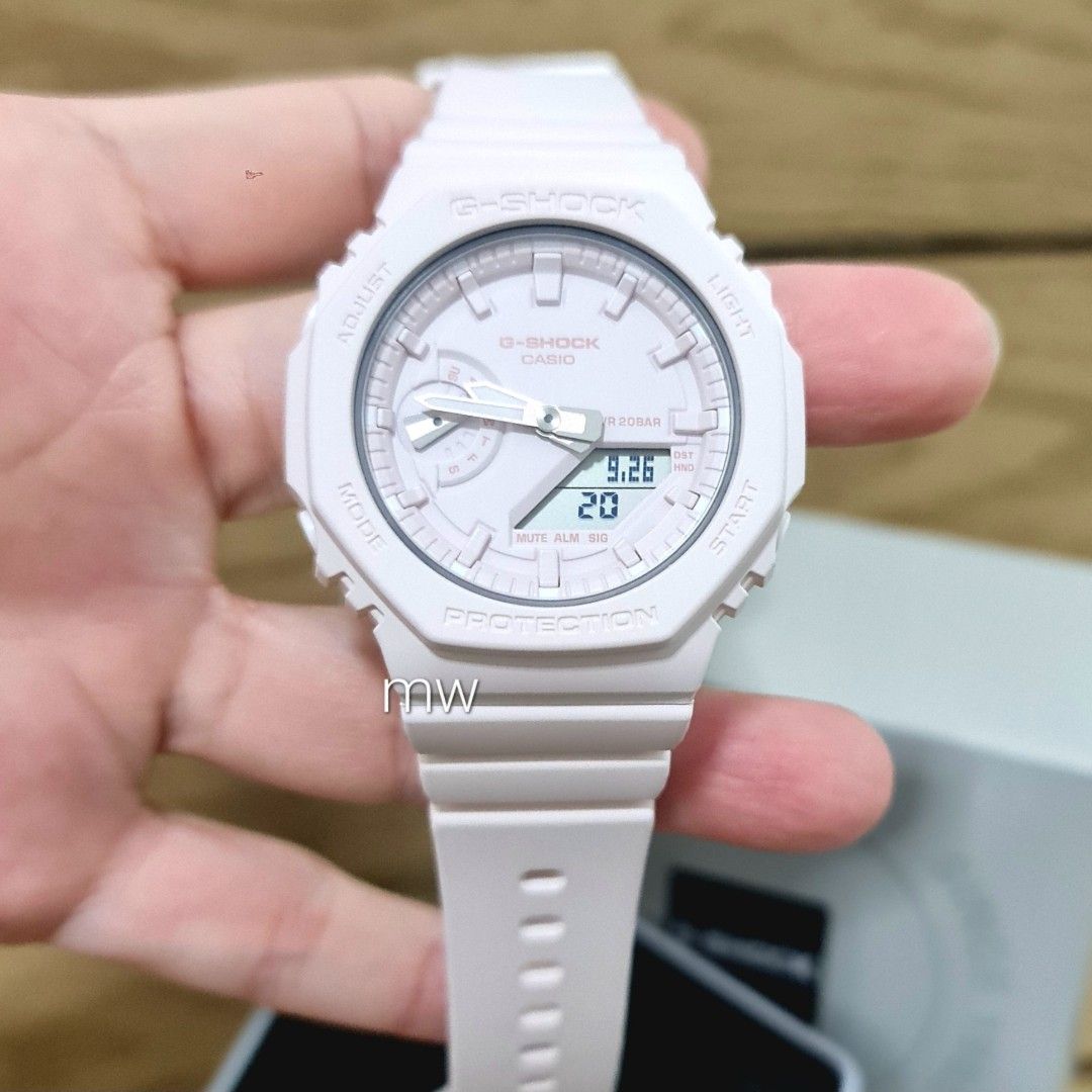 Genuine Casio ladies girls g shock GMA S2100BA 4A analog digital