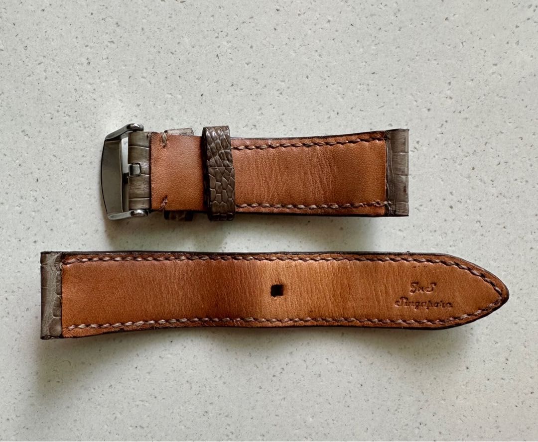Genuine crocodile hotsell watch strap