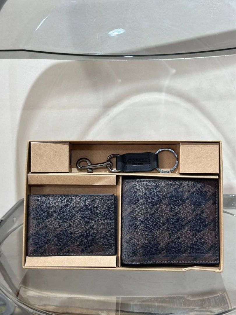 Genuine Outlet US Coach Men s Wallet Gift Set Men s Fashion