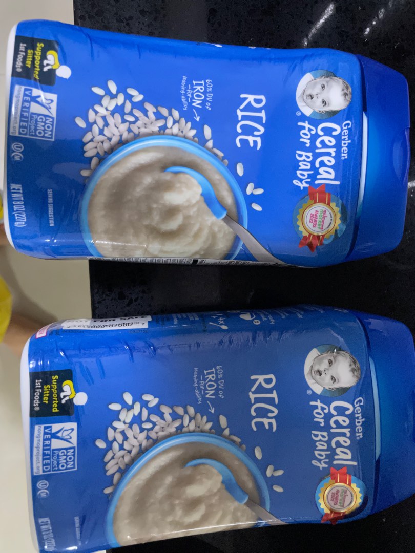 Gerber rice cereal, Babies & Kids, Nursing & Feeding, Weaning & Toddler