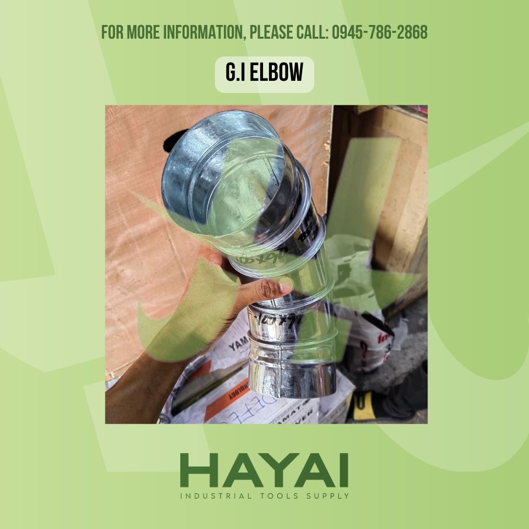 G.I Elbow (Category: Industrial Equipment) located in Manila. Submitted by hayaiindustrialtoolssupply (Listing ID 1257267982, Image 1). Description: (G.I Elbow) 100mm For Inquires: H-a-y-a-i-i-n-d-u-s-t-r-i-a-l-t-o-o-l-s Gmail: H-a-y-a-i-i-n-d-u-s-t-r-i-a-l-t-o-o-l-s-@-g-m-a-i-l-.-c.o.m 📲 0-9-4-5-7-8-6-2-8-6-8 ☎️(02) 8-3-7-3-5-6-3-1 Note: Price may change without prior notice.were more than just fast. For assistance with your industrial,hardware