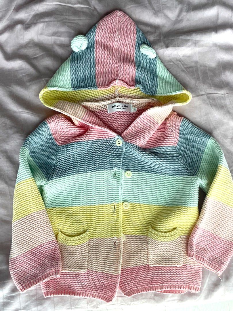 Girls rainbow knitted sweater Babies Kids Babies Kids