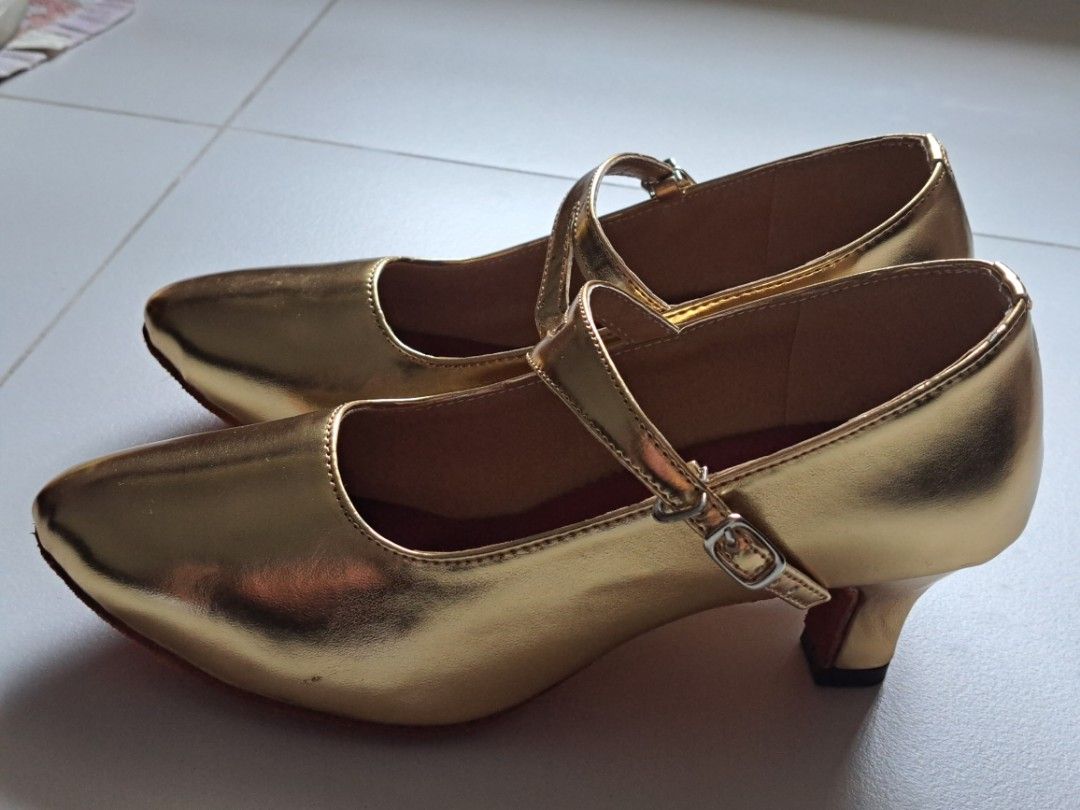 Gold character shoes sale