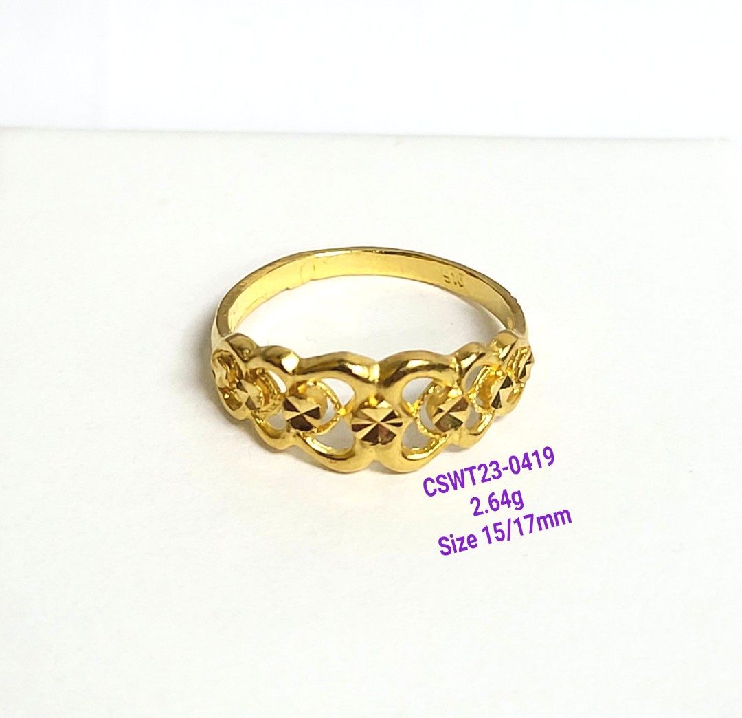 Gold Ring, Women's Fashion, Jewelry & Organisers, Rings on Carousell