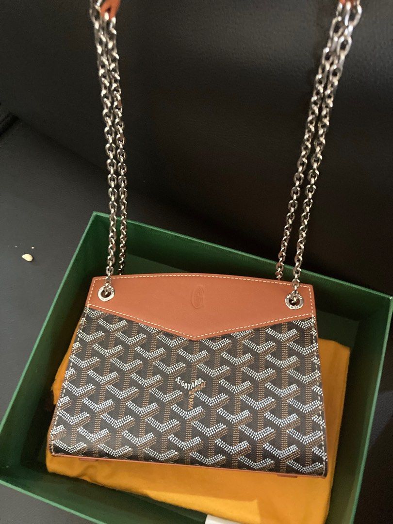 Goyard Rouette pm Blanc fullset , receipt, Luxury, Bags & Wallets on  Carousell