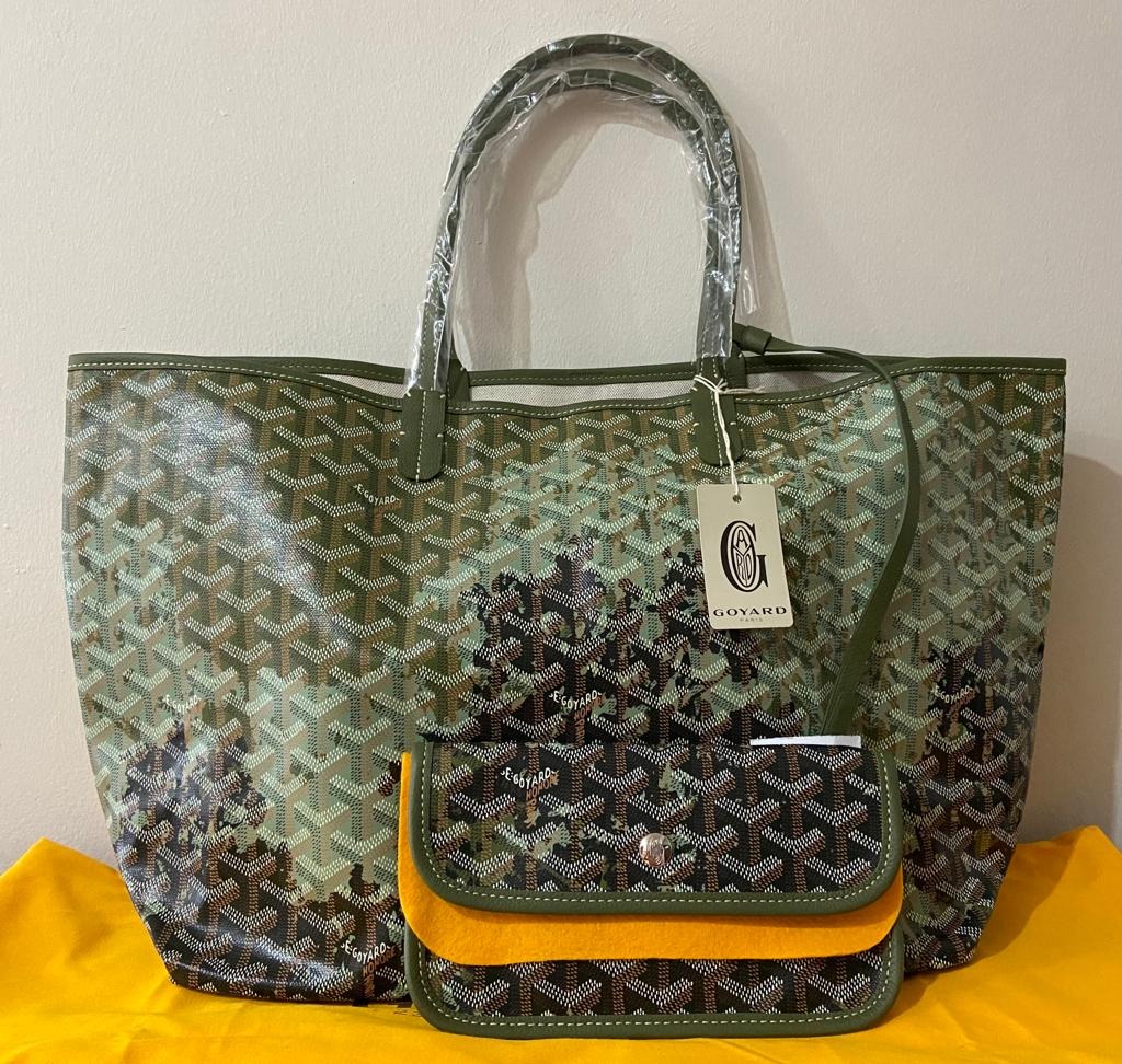 Goyard St Louis Claire Voie Limited Edition Khaki Green, Luxury, Bags &  Wallets on Carousell