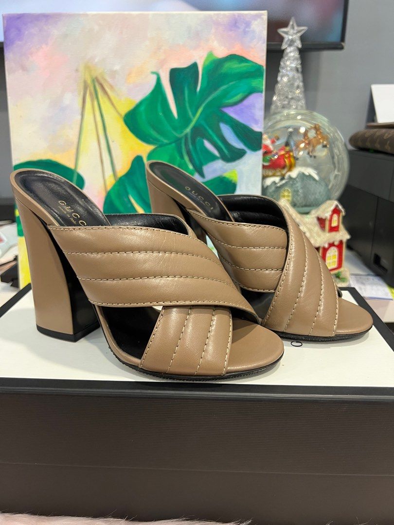 Gucci heels Women s Fashion Footwear Heels on Carousell