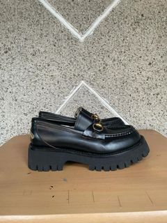 Gucci Horsebit Embroidered Leather Loafers