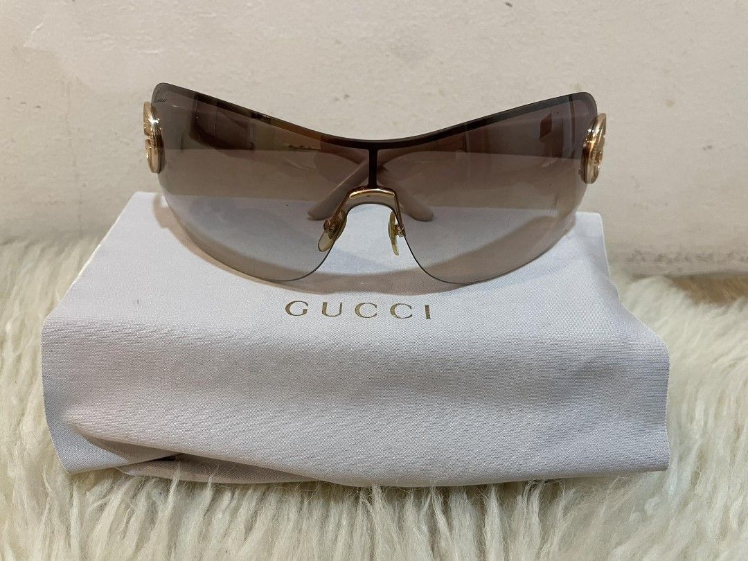 Amazon.com: Gucci GG1314S 005 Beige/Brown Mirrored Oversized Square Women's  55mm Sunglasses : Clothing, Shoes & Jewelry