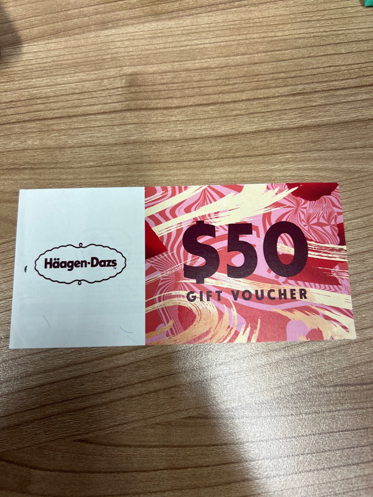 Haagen Dazs $50 Coupon 門票＆禮券 兌換券 Carousell