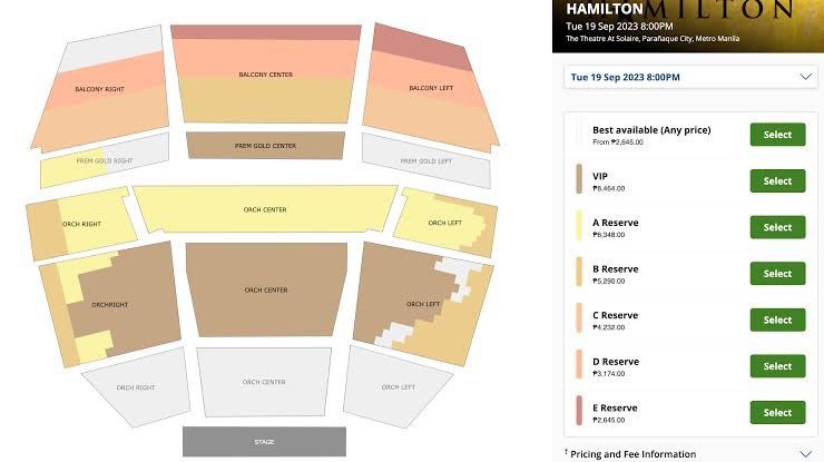 Best price online hamilton tickets