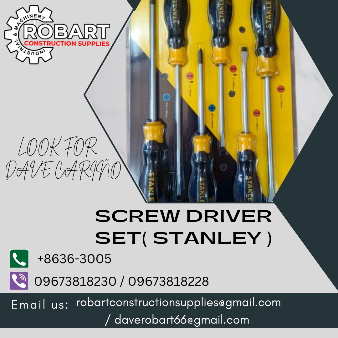 HEAVY DUTY SCREW DRIVER SET, Commercial & Industrial, Construction ...