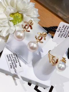 Hk 12mm Dia Pearl Jewelry set