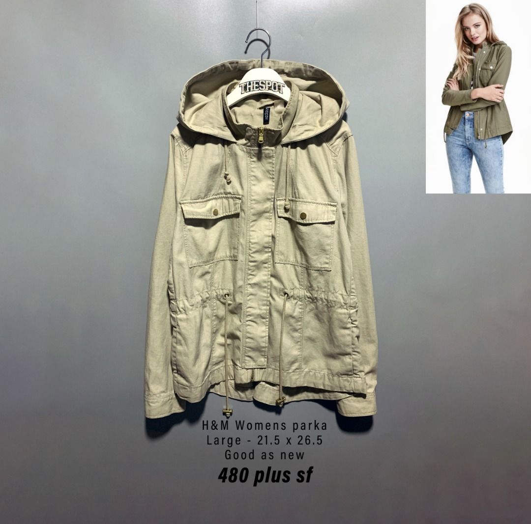 H and hotsell m parka womens