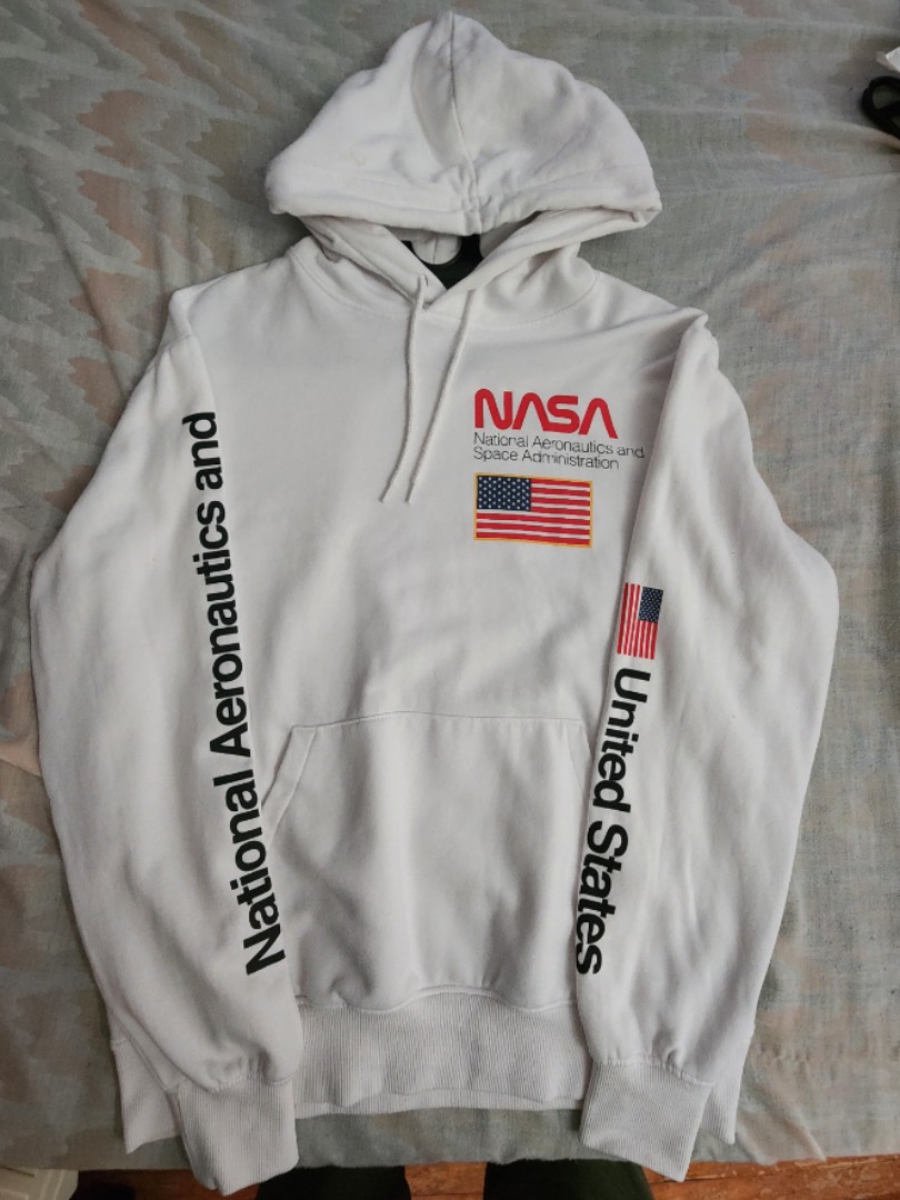 HNM NASA Hoodie, Men's Fashion, Coats, Jackets and Outerwear on Carousell