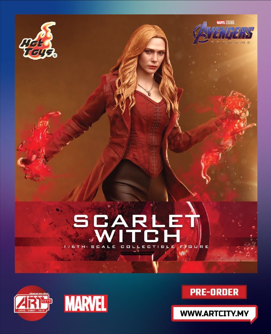 Hot Toys Scarlet Witch Avenger Endgame 1 6th Scale Toys