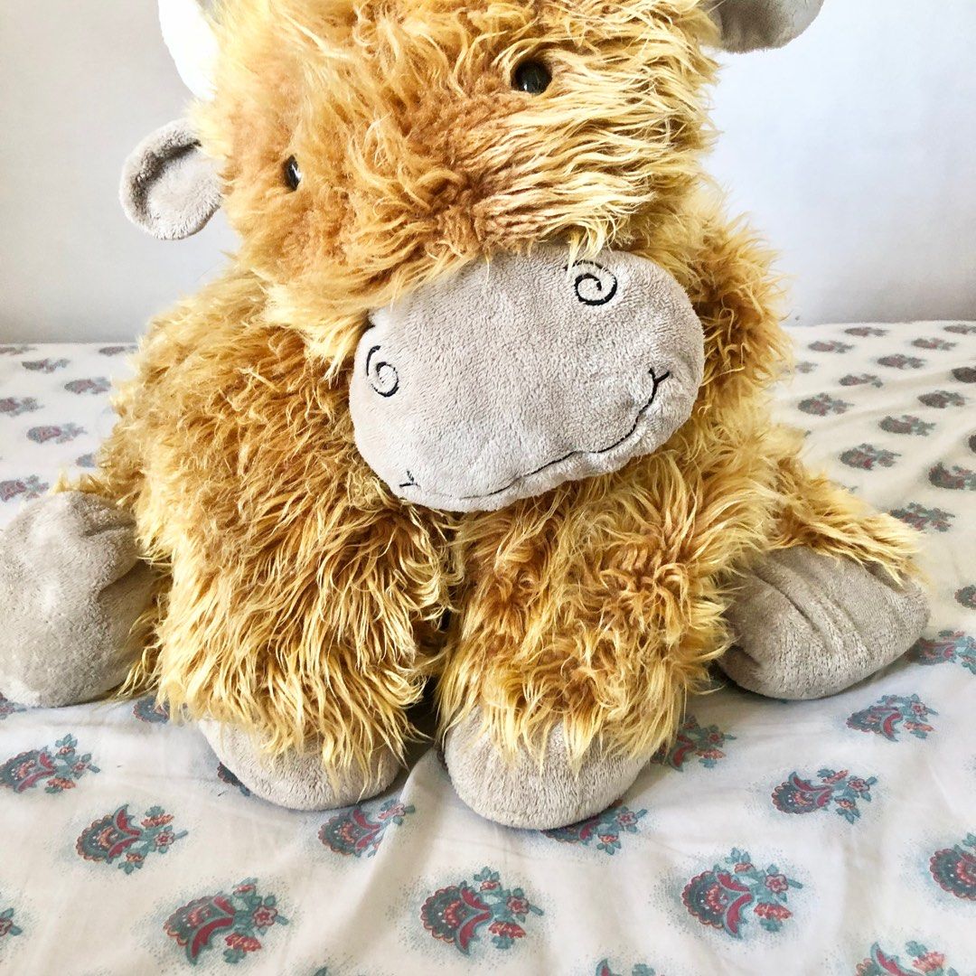 Huge Jellycat truffles highland cow Hobbies Toys Toys Games