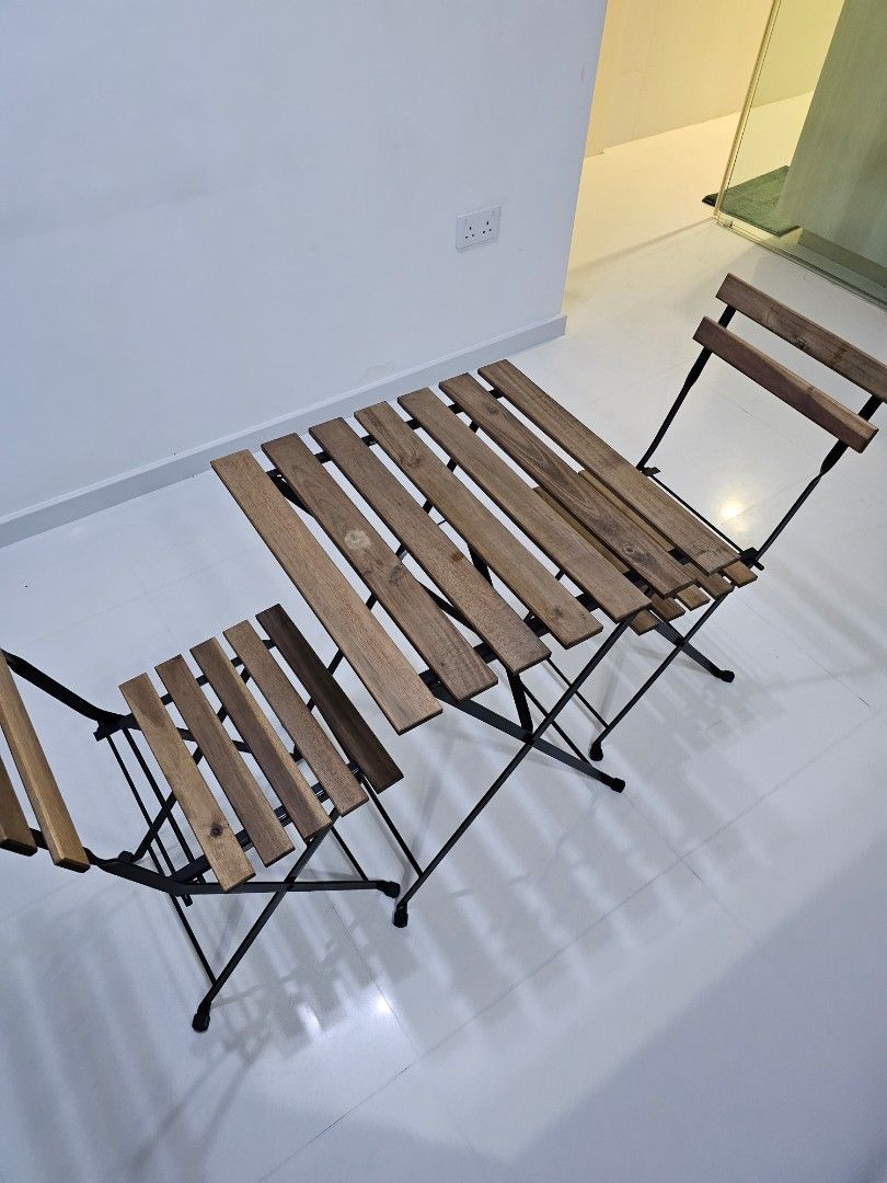 Ikea Tarno Outdoor Table Chair Set, Furniture & Home Living, Outdoor