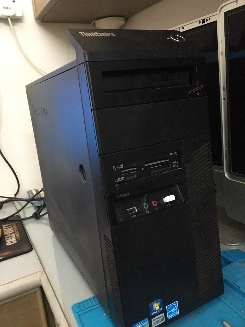 Intel i7 Desktop PC CPU 8GB ram 120GB SSD 320GB HDD NVidia 2GB