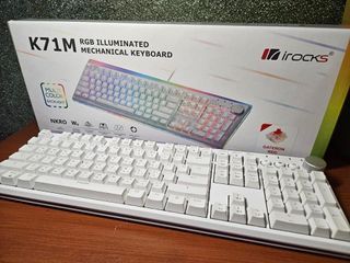 irocks K71M 機械鍵盤 紅軸