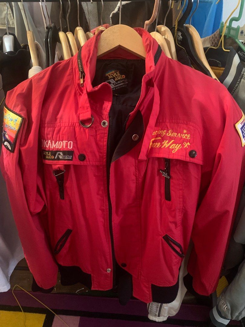 jaket racing vintage style auto racing second bekas jaket motor, Fesyen ...