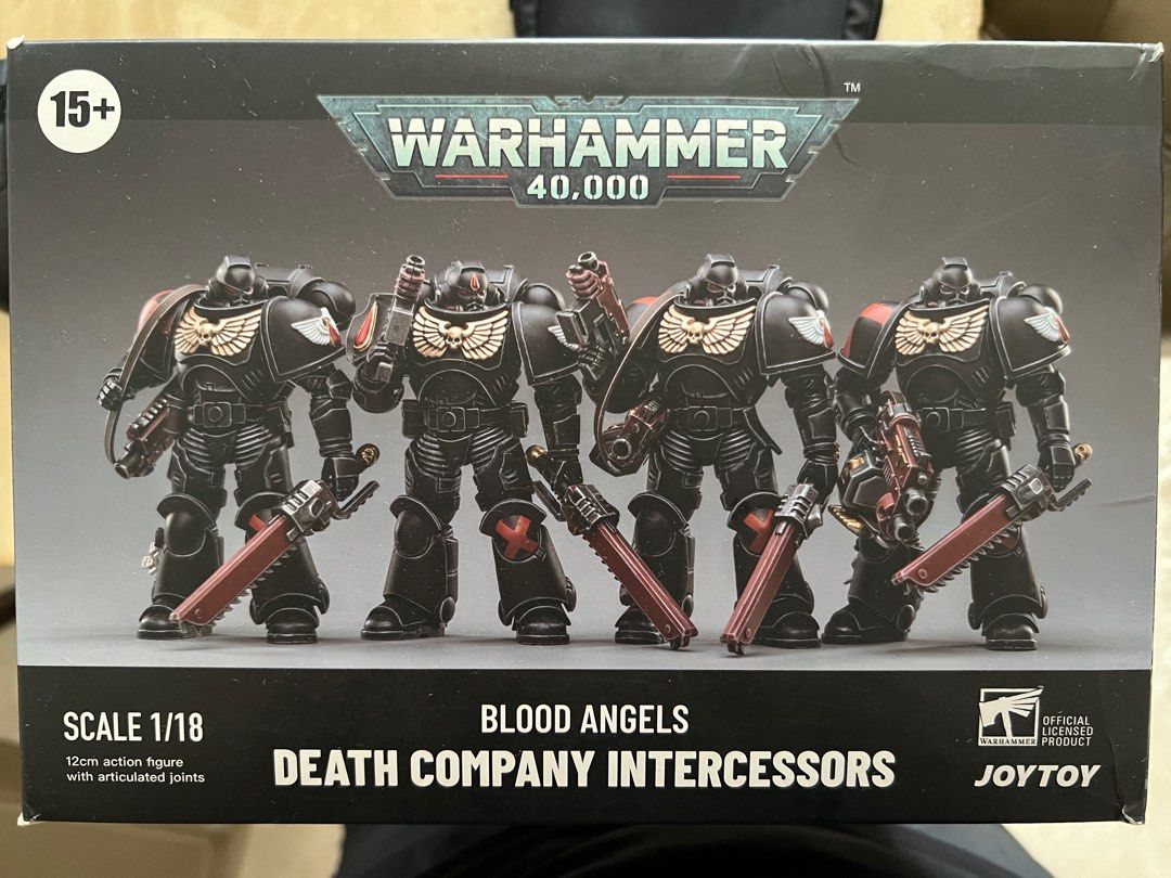 Joy Toy Warhammer 40K Blood Angels Death Company Intercessors Set of 4
