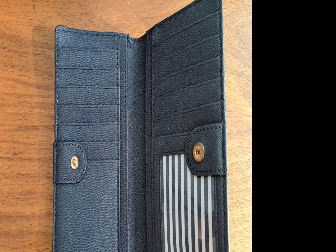Kate spade top blazer blue wallet