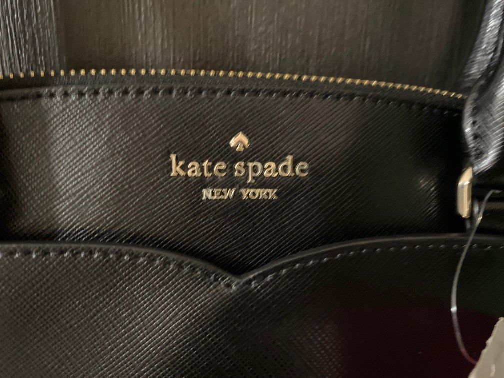 kate spade black and brown purse