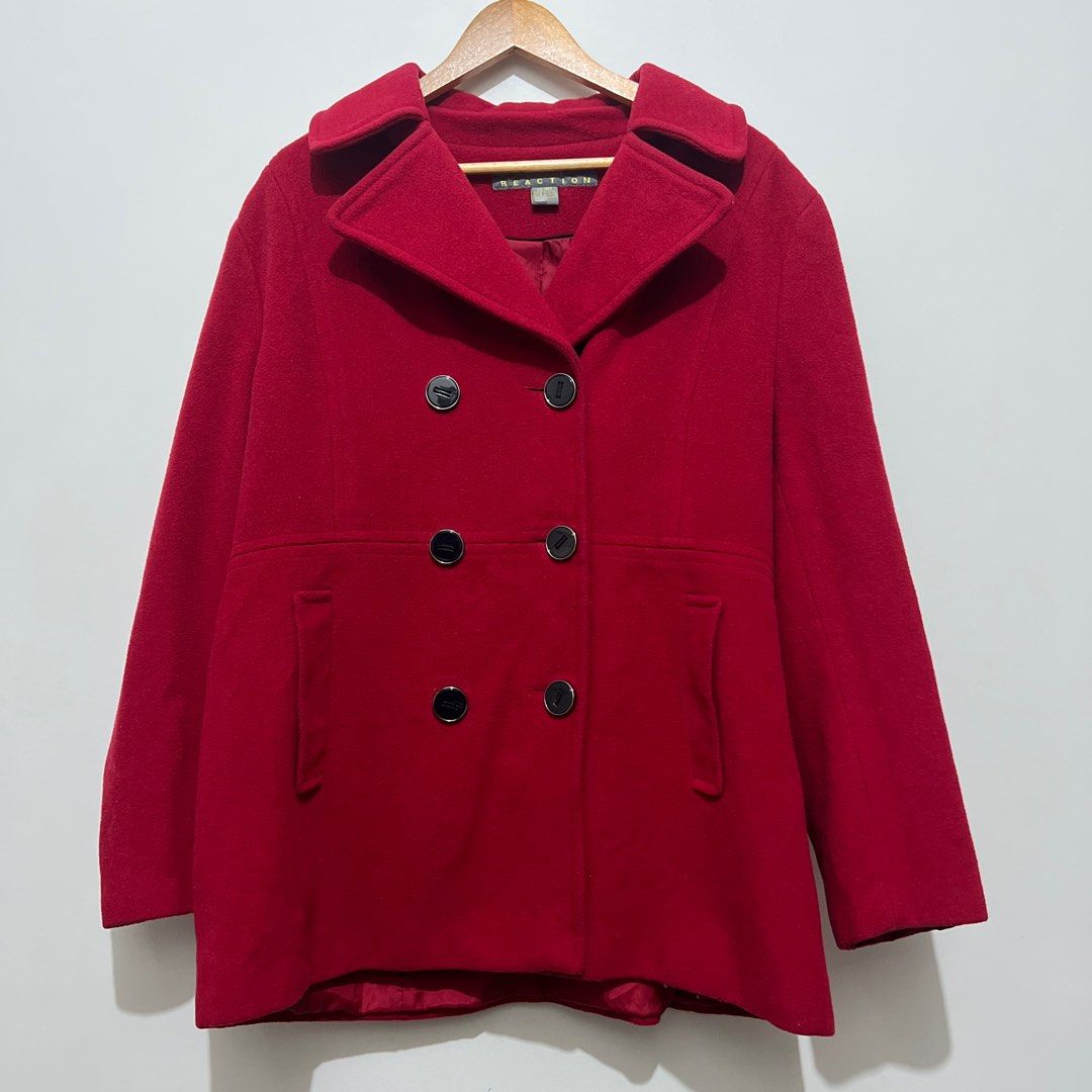 Kenneth Cole Reaction Red Coat