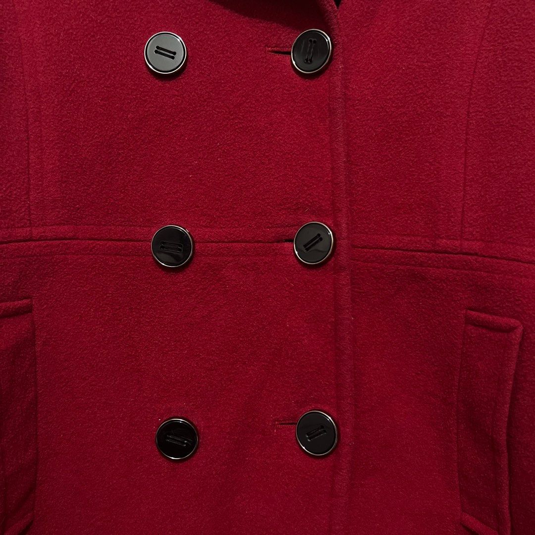 Kenneth cole top red coat