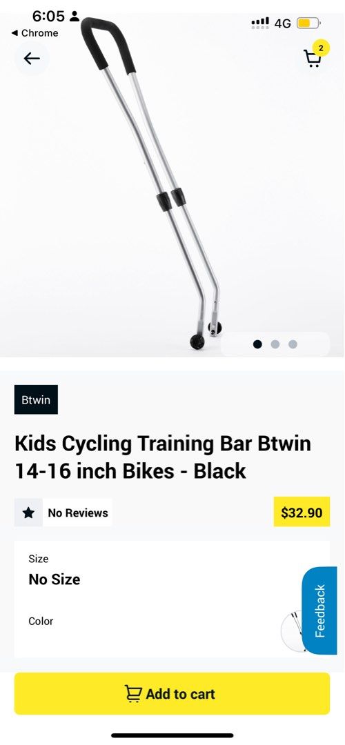 Barre discount velo btwin