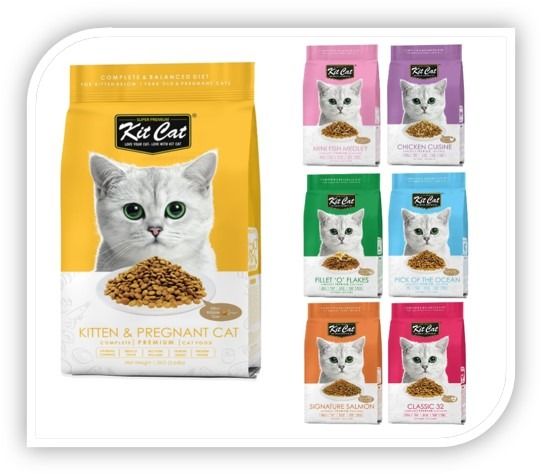 Kit Cat premium kibbles Pet Supplies Pet Food on Carousell