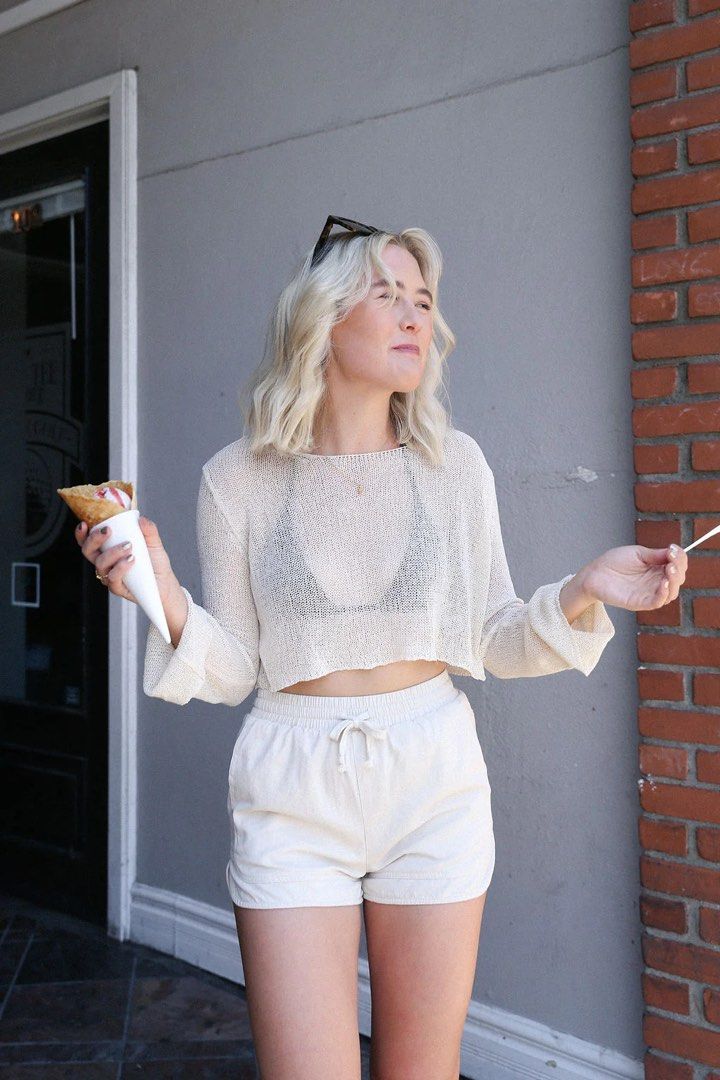 Knitted Crop Jumper