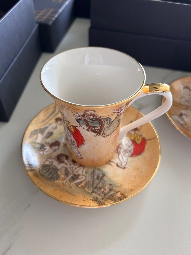 Korean Tea Set porcelain MOMKID craft, Furniture & Home Living