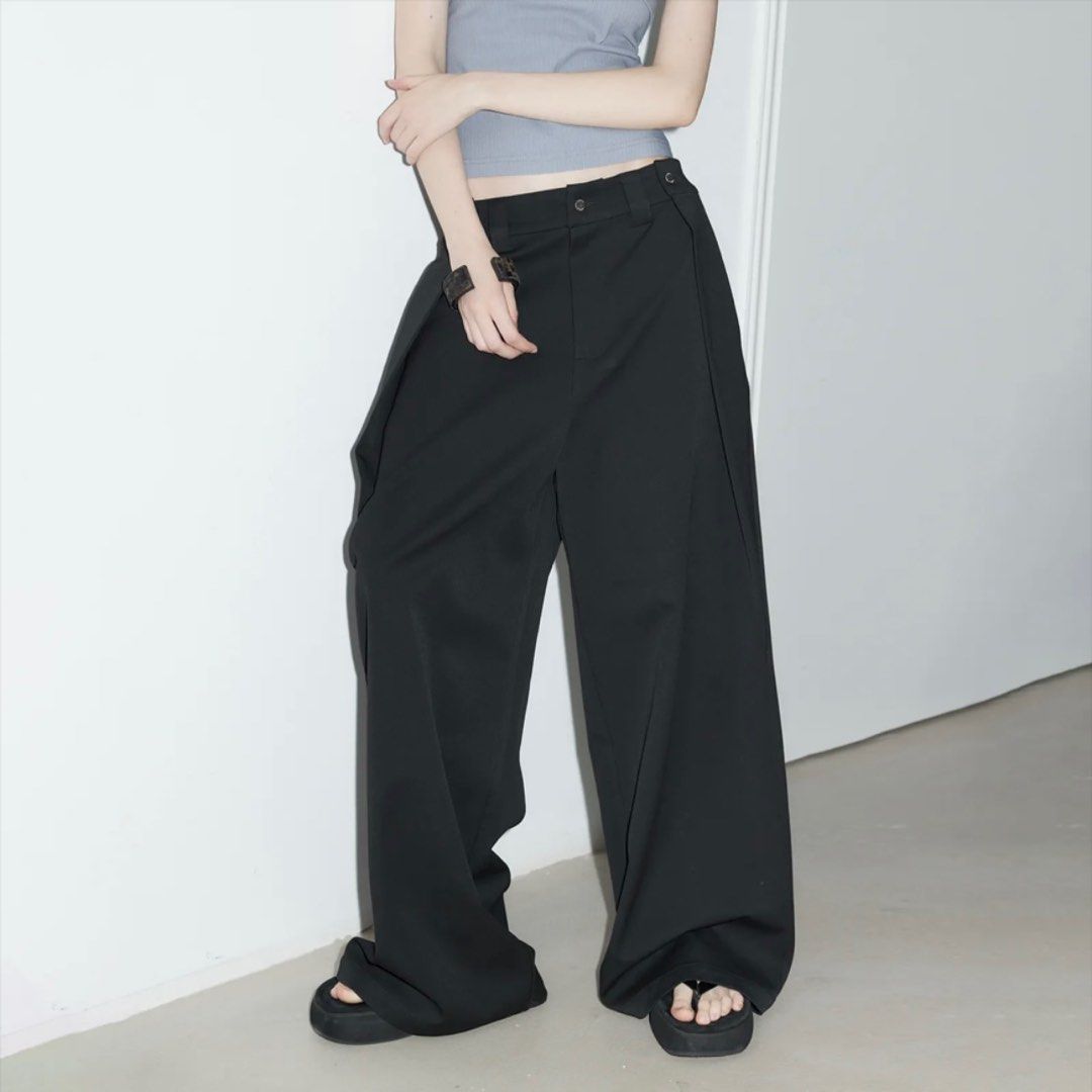 2023SS Summer New Women High Quality Casual Long Trouse Pants 2