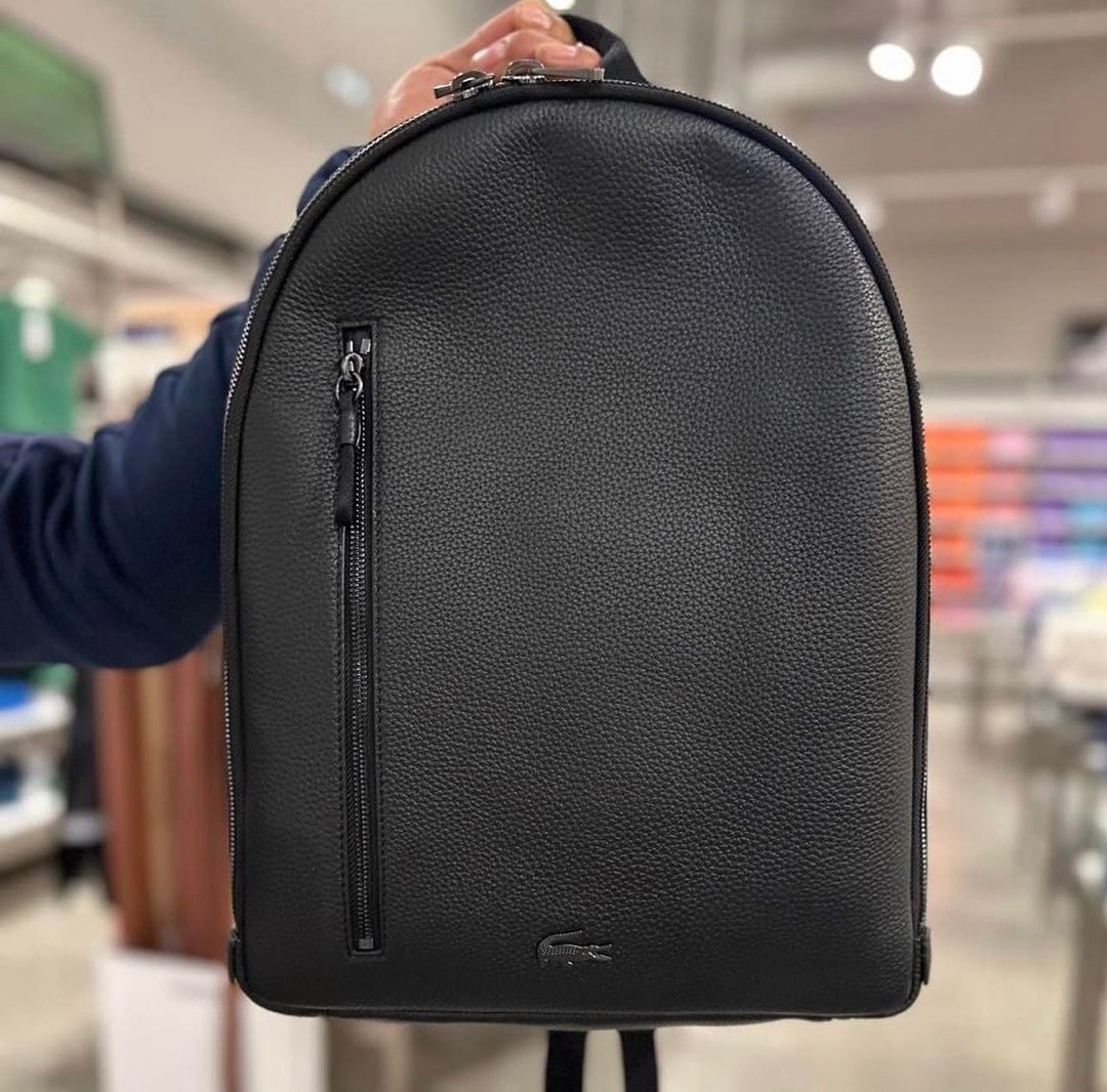 LACOSTE Leather Backpack Women s Fashion Bags Wallets